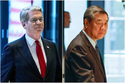 US Treasury’s Bessent and China’s He Lifeng meet ahead of Trump-Xi summit