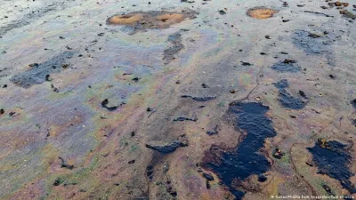 Strait of Hormuz attacks spill oil into Persian Gulf