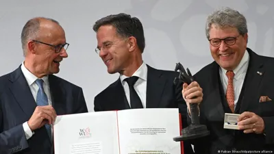 Germany news: Merz lauds NATO with Westphalian Peace Prize