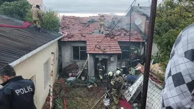 Maltepe’de gecekondu yangını
