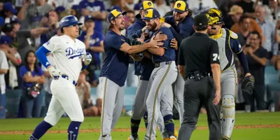 Brewers end Dodgers' three-peat bid with an NLCS sweep of their own