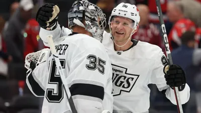 Kings secure long-awaited first win, lose Quinton Byfield to upper-body injury