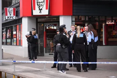 Man critical as four stabbed in 'machete attack' on London high street