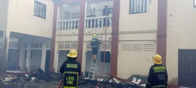LASEMA Extinguishes Fire at Navy House in Ikoyi - Trending News