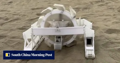 China tests a Dune-like iron-harvesting crawler robot in the Taklamakan Desert