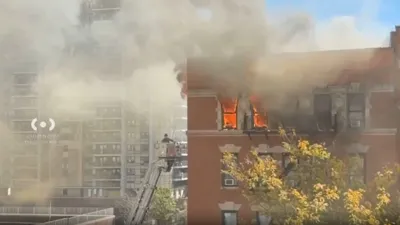 6 hurt, dozens of firefighters, EMS respond to Washington Heights fire