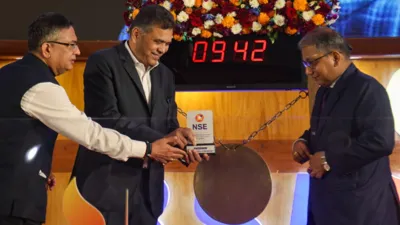 ‘NSE belongs to entire nation’: Stock exchange lists at 1% premium in historic debut