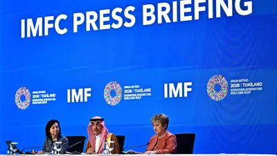 IMFC chair says global economy resilient; delegates walk out on Russian official