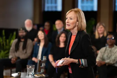 Behind the scenes of Judy Woodruff's America at a Crossroads