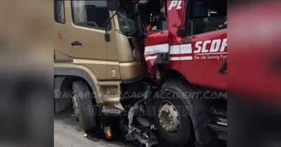 SCDF officer jailed after dozing off at fire engine wheel, injuring 3 colleagues
