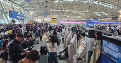 Incheon Airport check-in systems resume after 35 flights delayed