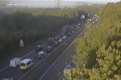 Elizabeth line part suspended after M25 collision sparks huge delays- live
