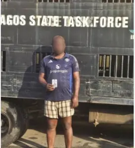 Lagos Task Force detains dismissed operative over alleged extortion