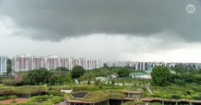 Thundery showers with gusty wind over many parts of Singapore till afternoon of Sept 27