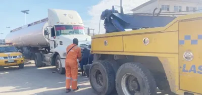 LASEMA responds to Lagos fire, recovers two tankers