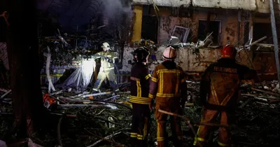 Russian missile attack on Kyiv kills two, Zelenskiy says no warning received