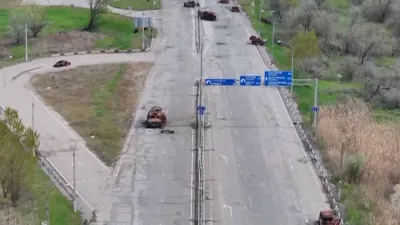 Russia and Ukraine Trade Drone Attacks Despite Local Ceasefire in Russian-Occupied Oleshky