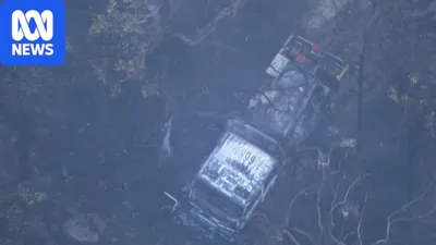 Firefighters 'shook up' after planned burn destroys fire tanker