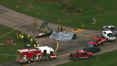 2 on board plane that crashed at Buffalo Municipal Airport