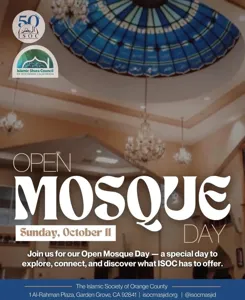 Open Mosque Day | Islamic Society of Orange County (ISOC)