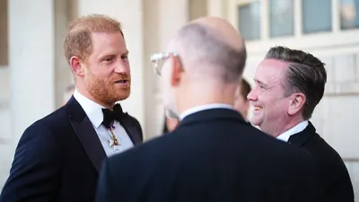 Harry gives speech at first public appearance since return to UK